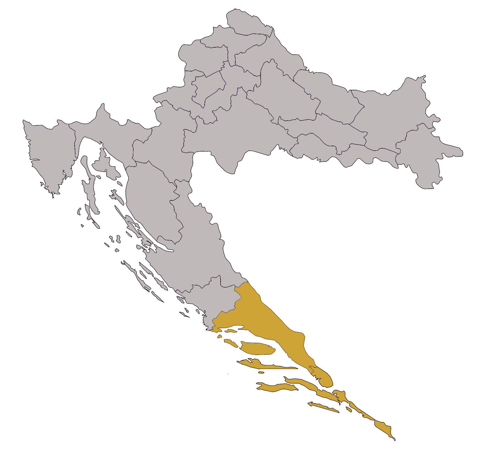 Područje rada: Dubrovačko-neretvanska i Splitsko-dalmatinska županija